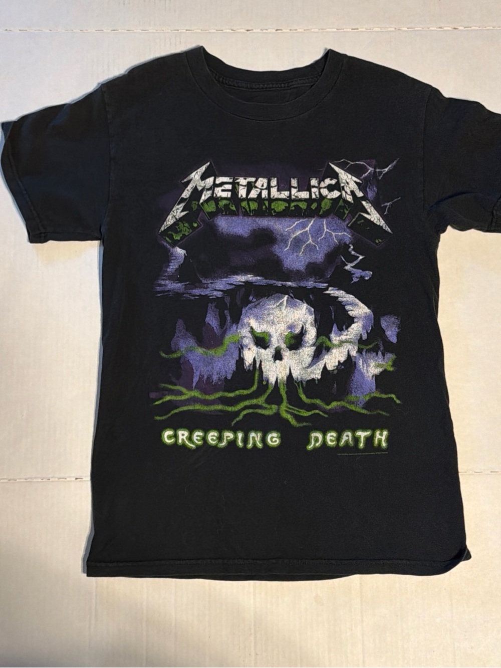 METALLICA CREEPING DEATH BAND T ROCK SHIRT 2013 SIZE Small TO Medium NO TAG